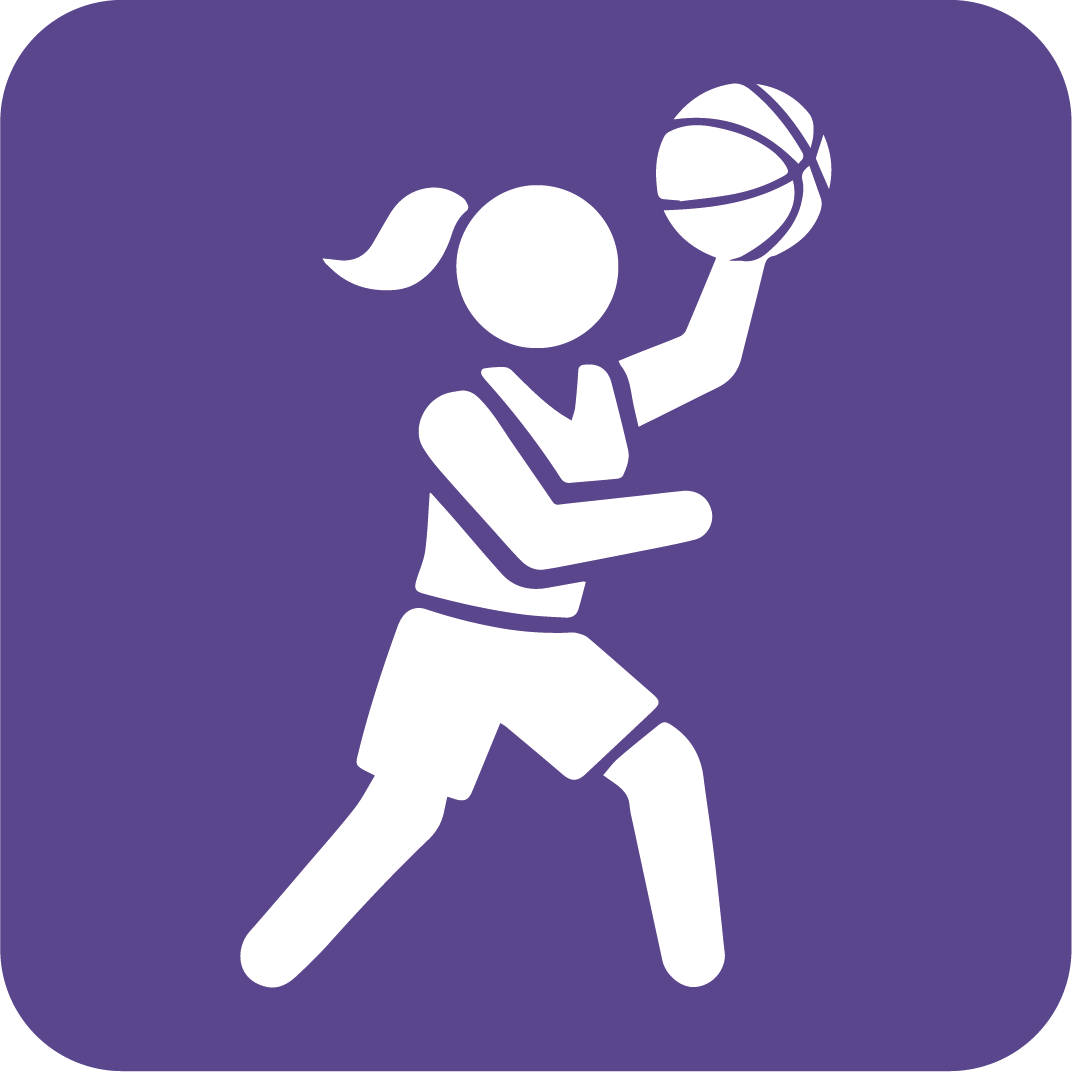 女子バスケットボール部 アイコン